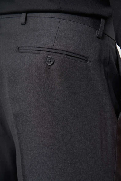 Açık Füme Yandan Cepli Comfort Fit Classic Pantolon 1003245157 - Resim 5