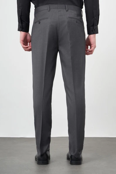 Füme Yandan Cepli Comfort Fit Classic Pantolon 1003245157 - Resim 5