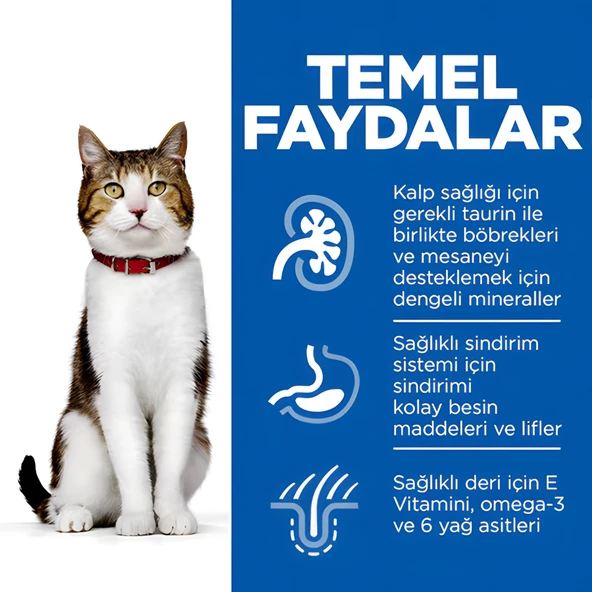 Hills Tavuklu +7 Yaşlı Kedi Maması 1.5kg - 5