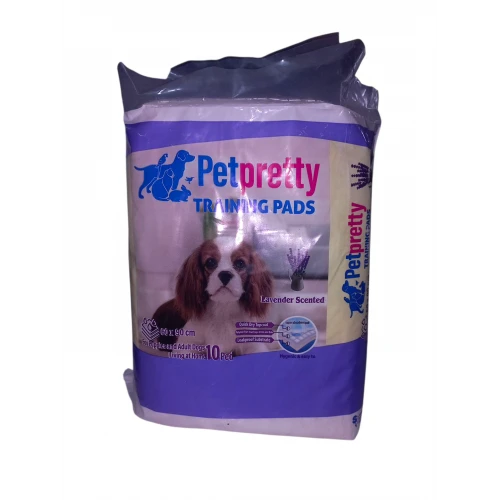 Pet Prettypet Pretty Lavantalı Köpek Tuvalet Eğitim Pedi 60X90 Cm 10 Lu ürün görseli