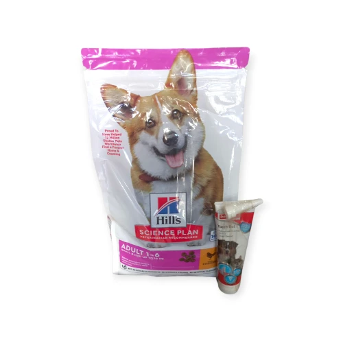 Hills Adult Small&Mini Hindi-Tavuk Küçük Irk Köpek Maması 1.5 Kg (Malt Pasta Hediyeli) ürün görseli