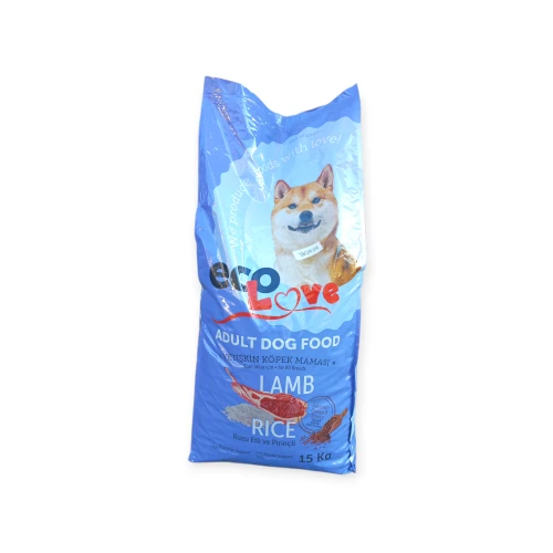 Ecolove Kuzu Etli Ve Pirinçli Yetişkin Köpek Maması 15 Kg ürün görseli