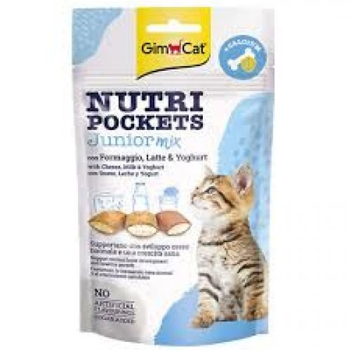 Gimcat Nutripockets Kedi Ödülü Junior Mix 60Gr ürün görseli