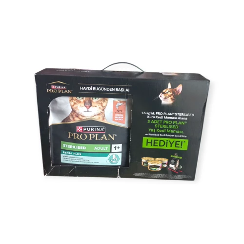Pro Plan Kısırlaştırılmış Somon Balıklı Kedi Maması 1,5Kg ürün görseli