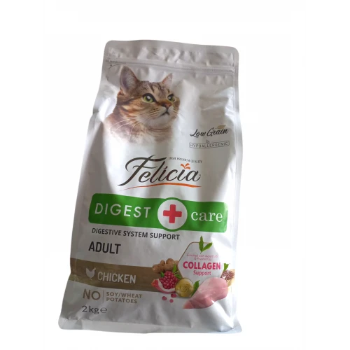 Felicia Az Tahıllı Hypo-Allergenic Tavuklu Yetişkin Kedi Maması 2Kg ürün görseli