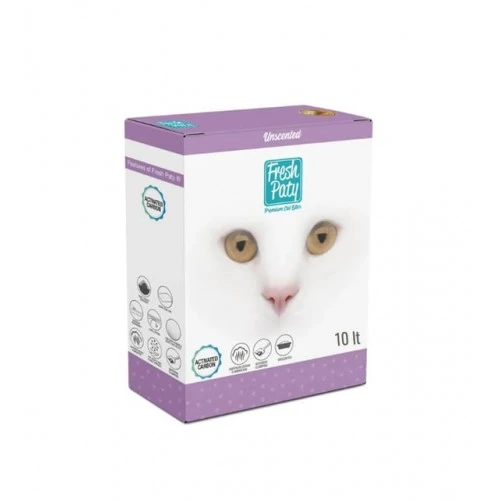 Fresh Paty Unscented Kokusuz Aktif Carbonlu Topaklaşan Kedi Kumu 10 Lt. ürün görseli
