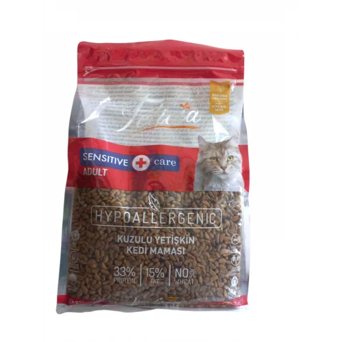 Felicia 1Kg. Kuzulu Az Tahıllı Yetişkin Kedi Maması Hypoallergenic Kedi Maması ürün görseli