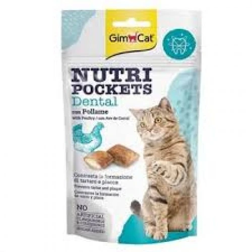 Gimcat Nutripockets Kedi Ödülü Dental 60Gr ürün görseli