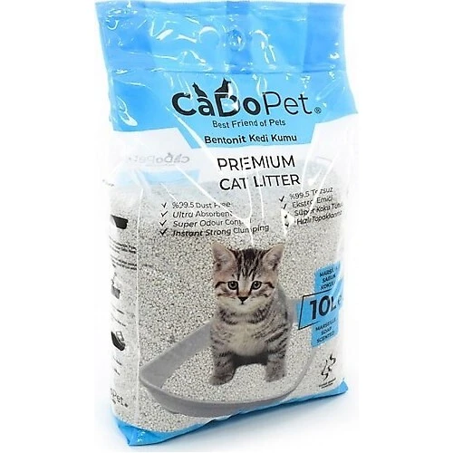 Cadopet Premium Bentonit Marsilla Sabunlu Kalın Taneli 10L ürün görseli