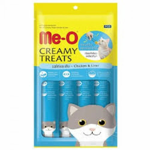 Meo Tavuklu Ve Ciğerli Krema Kedi Ödülü 4X15Gr ürün görseli