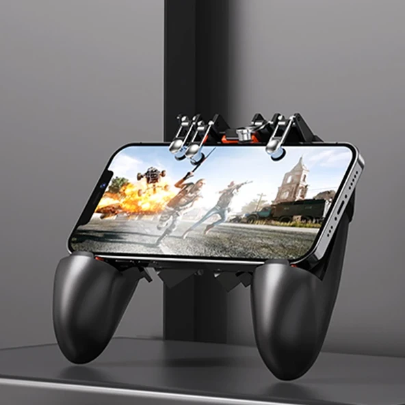 Hoco GM7 Eagle 6 Parmak Kontrollü Mobil Oyun Kolu - Siyah - 5