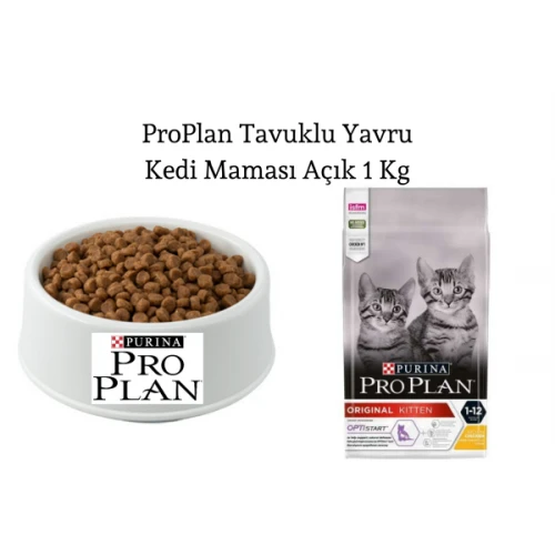 Proplan Yavru Kıttın Kedi Maması Açık 1Kg. ürün görseli