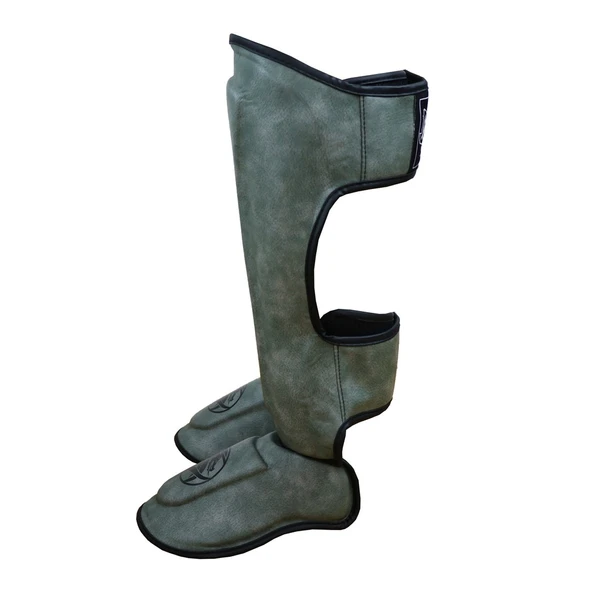 DragonDo 40715-P Kaval Ayak Koruyucu Gri Profesyonel Kick Boks Kaval Koruyucu - Resim 3