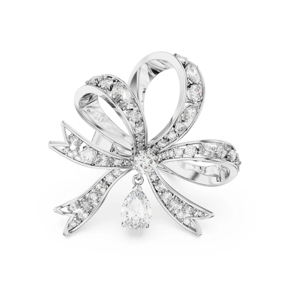 5647725 Swarovski Yüzük Volta:Ring L Bow Whi/Rhs 58 ürün görseli 1