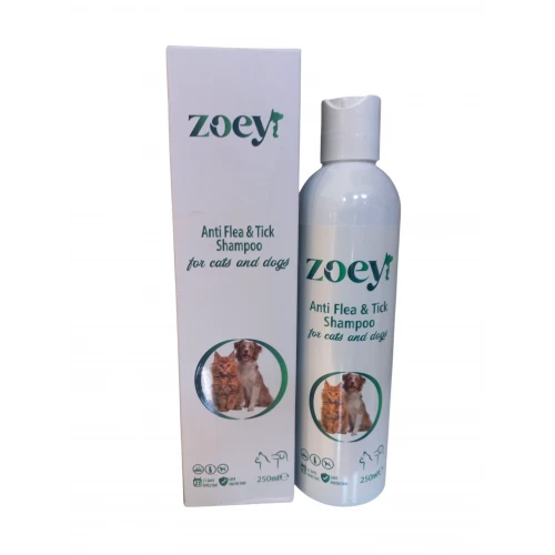 Zoey Kedi Ve Köpekler İçin Pire Şampuanı 250 Ml ürün görseli
