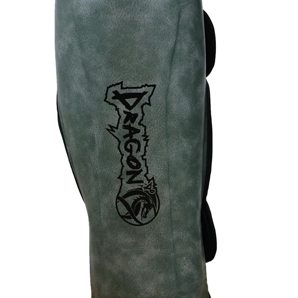 DragonDo 40715-P Kaval Ayak Koruyucu Gri Profesyonel Kick Boks Kaval Koruyucu - Resim 4
