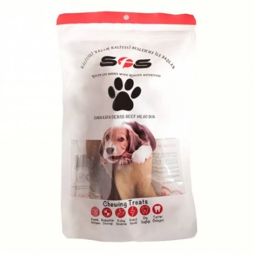 Sfs Doğal Kurutulmuş Köpek Ödülü Dana Kafa Derisi 100 G ürün görseli