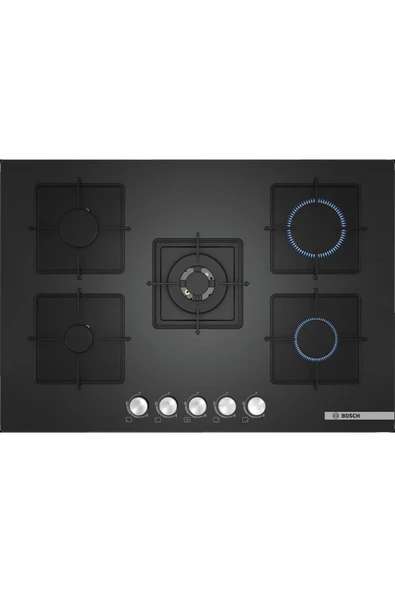 Bosch Pnq7b9o12o 75 Cm Gri Ankastre Cam Ocak - 1