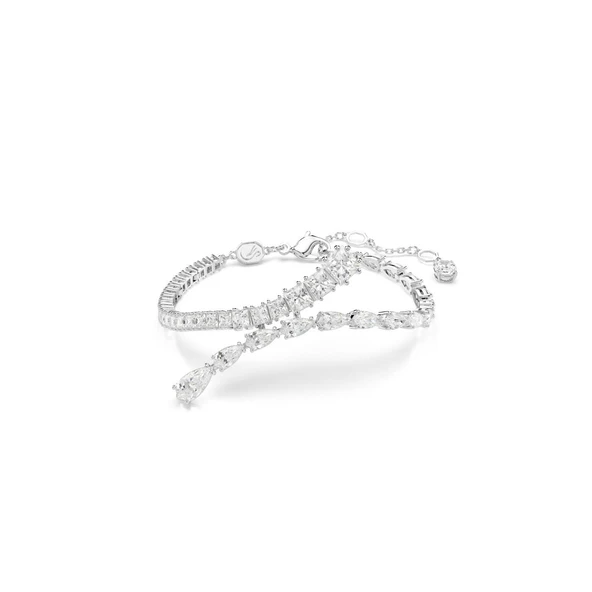 5693154 Swarovski Bilezik Matrıx:Bracelet Whıte/Rhs M ürün görseli