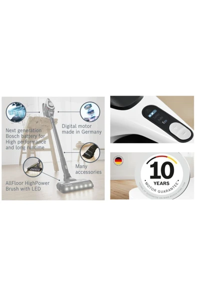 Bosch BBS8214 Unlimited Serie 8 Kablosuz Süpürge Gen2 Dikey Şarjlı - 6
