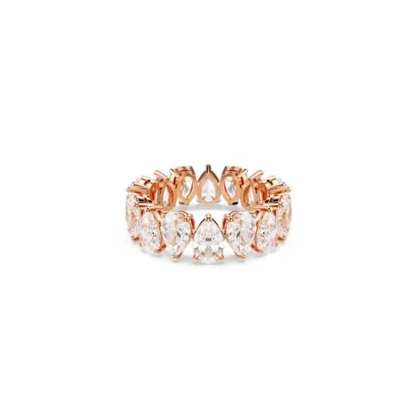 5690093 Swarovski Yüzük Re Matrıx:Rıng Whıte/Ros 58 - 1