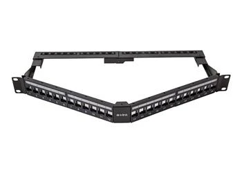 S-link SL-P625 24 lü Kolay Kullanımlı, UTP BOŞ V Şeklinde Patch Panel - Resim 2