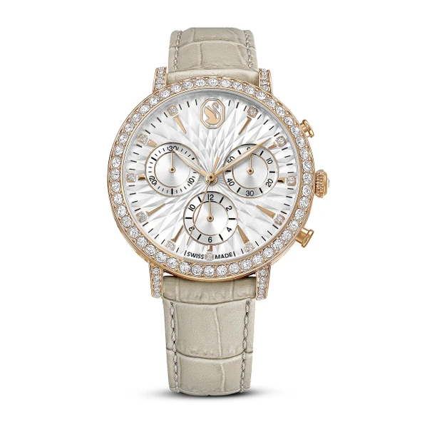 5702849 Swarovski Kol Saati Matrıx Chrono:Ls Taupe/Wht/Pro ürün görseli 1