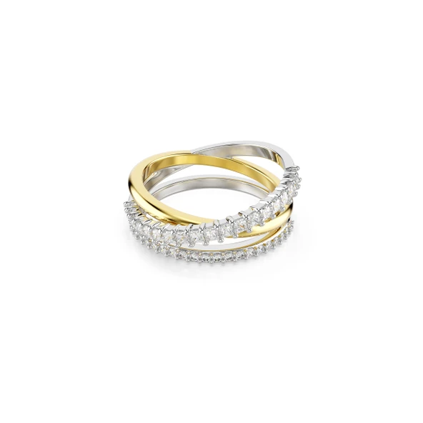 5714163 Swarovski Yüzük Re Hyperbola:Rıng 3 Band Whıte/Mıx 55 - 1