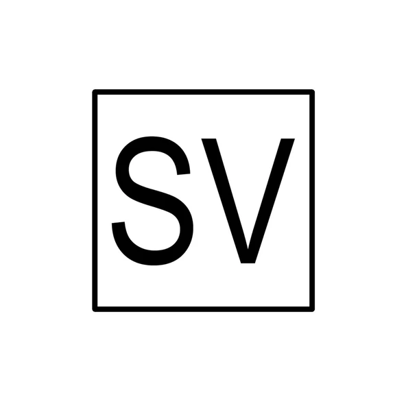 Metal SV Safety Valve İşareti Alüminyum Düz 25x25 cm SV Levha Emniyet Ventili İş Güvenliği ürün görseli