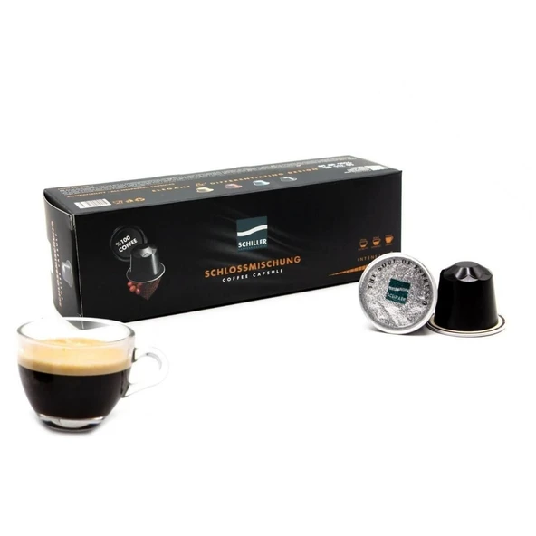 Schlossmischung Alüminyum Kapsül Kahveler 10 lu Paket