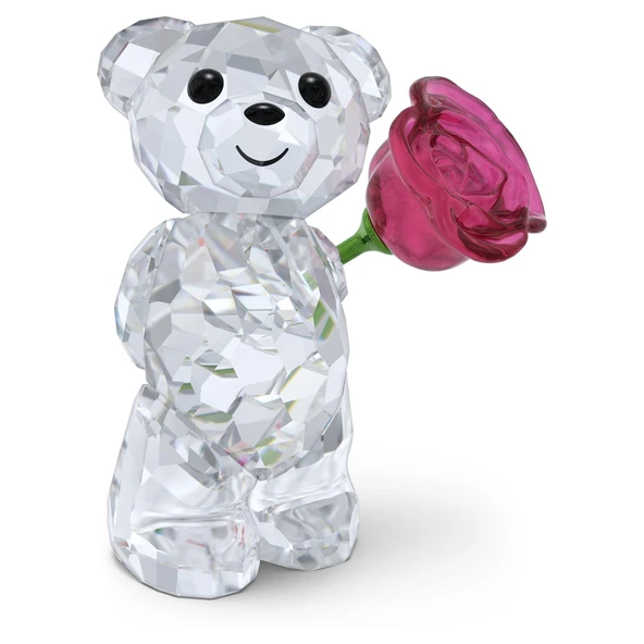 5691390 Swarovski Biblo Krıs Bear:A Rose Wıth Love - 1