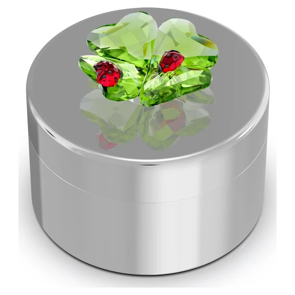 5692961 Swarovski Ev Dekorasyonu Idyllıa:Decor Box Clover And Ladybug - 1