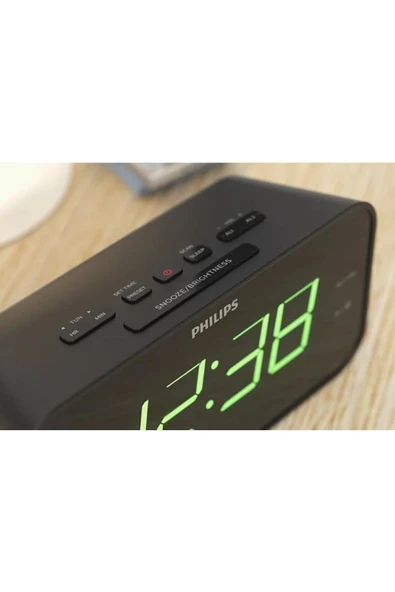 Philips Tar3306 Masa Saati Fm Radyo Zaman Ayarlı Orjinal - 5