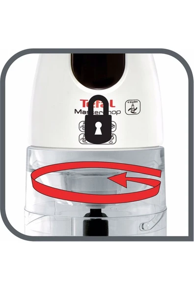TEFAL 4 Bıçaklı Rondo Ve Doğrayıcı 500 W - - 5