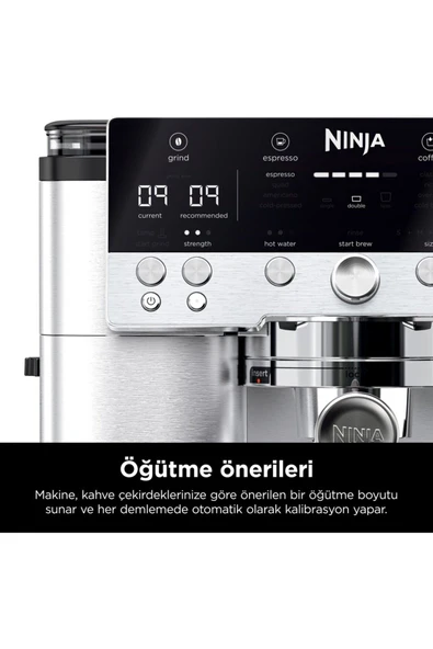 NINJA Luxe Café Premier Espresso Makinesi - KRİSTAL KOLYE HEDİYE - 5