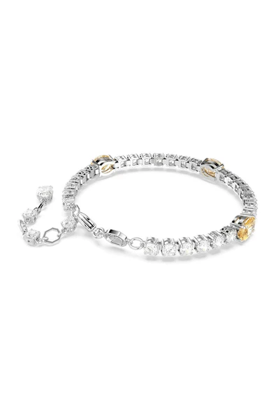 Swarovski 5666425 Swarovski Bilezik Matrıx:Tb Tb Yel/Rhs M - 3