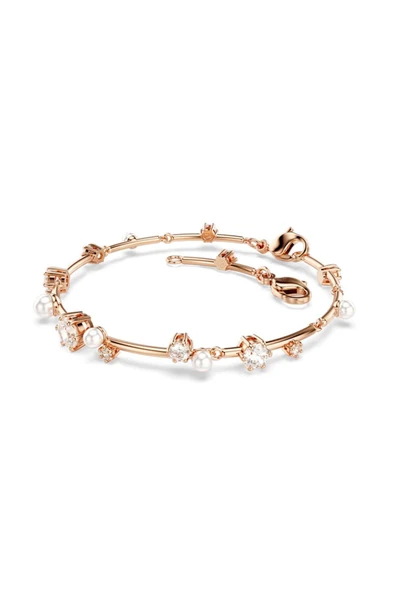 Swarovski 5729505 Swarovski Bilezik Constella:Bracelet Pearl Whıte/Ros M - 2