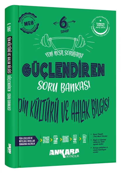 Ankara 2026 6. Sınıf Din Kültürü Güçlendiren Soru Bankası Güncel Müfredat ürün görseli