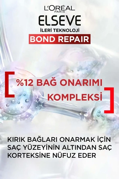 ELSEVE üm Yıpranmalar Için Saç Bağlarını Yeniden Oluşturan Şampuan Öncesi Kurtarıcı Bakım200ml - 7