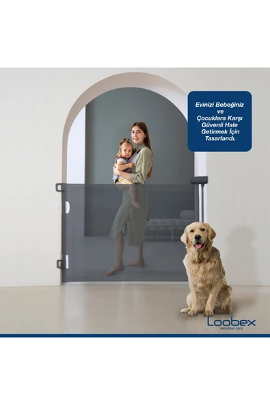 Loobex Çocuk Güvenlik Bariyeri 180 cm Siyah - 4