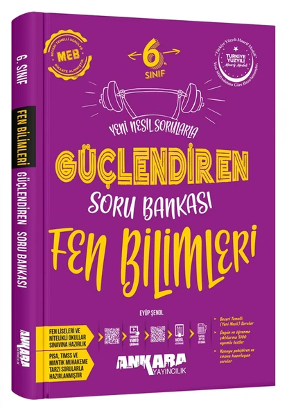 Ankara 2025 6. Sınıf Fen Bilimleri Güçlendiren Soru Bankası Güncel Müfredat ürün görseli