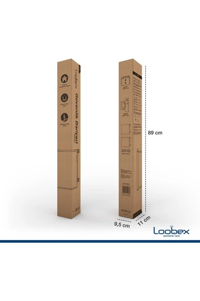 Loobex Çocuk Güvenlik Bariyeri 180 cm Siyah - 2