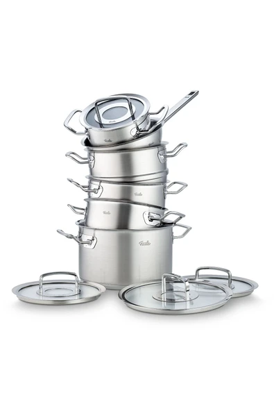 Fissler Original Profi Collection Cam Kapak 10 Parça Tencere Seti - 2