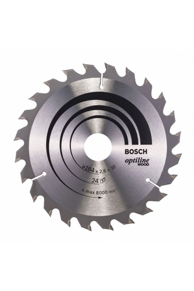 Bosch Optiline Wood Daire Testere Bıçağı 184x30 Mm - 1