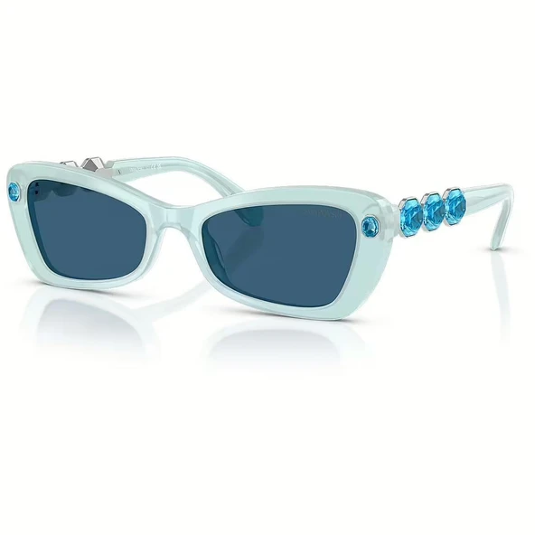5706553 Swarovski Gözlük Mıllenıa:Eyewear Sk6033 El Rec Aqua - 1