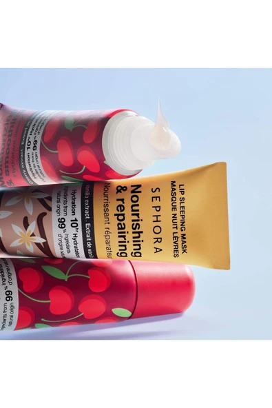 SEPHORA Nourishing Lip Sleeping Mask in Cherry + Vanilla - 6
