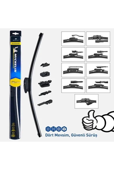 Michelin Multifit MC33955 60 cm 1 Adet Universal Muz Tipi Silecek - 3