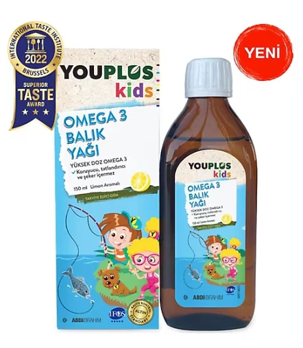 Youplus Kids Omega 3 Balık Yağı 150 ml - 2