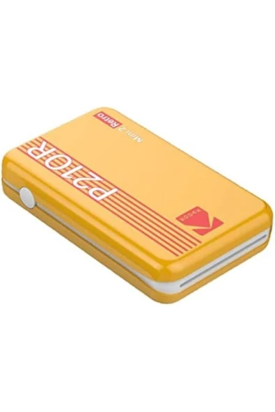 Kodak Mini 2 Retro Mobil Fotoğraf Yazıcısı (5,3x8,6cm) - Sarı - 4