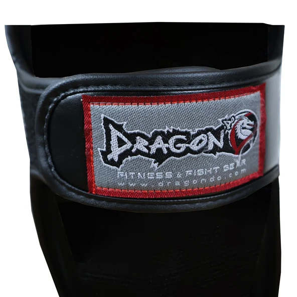 DragonDo 40716-P Kaval Ayak Koruyucu Siyah Gold Kick Boks Kaval Koruyucu - Resim 5
